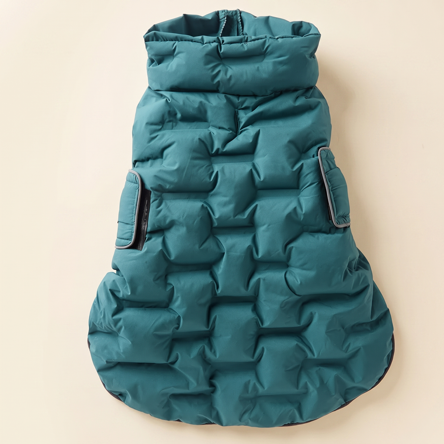 Windproof Padded Dog Coat - teal