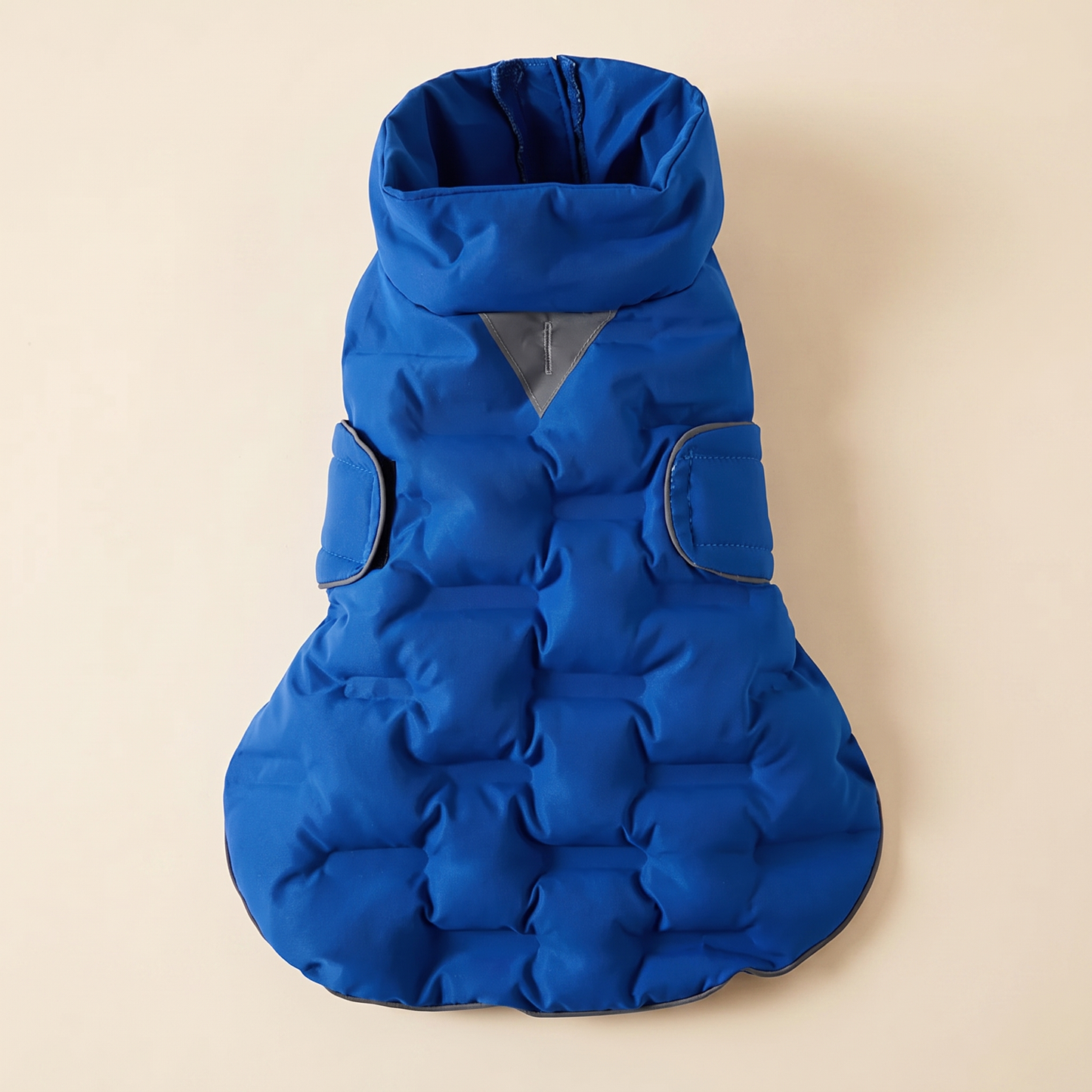 Windproof Padded Dog Coat - blue