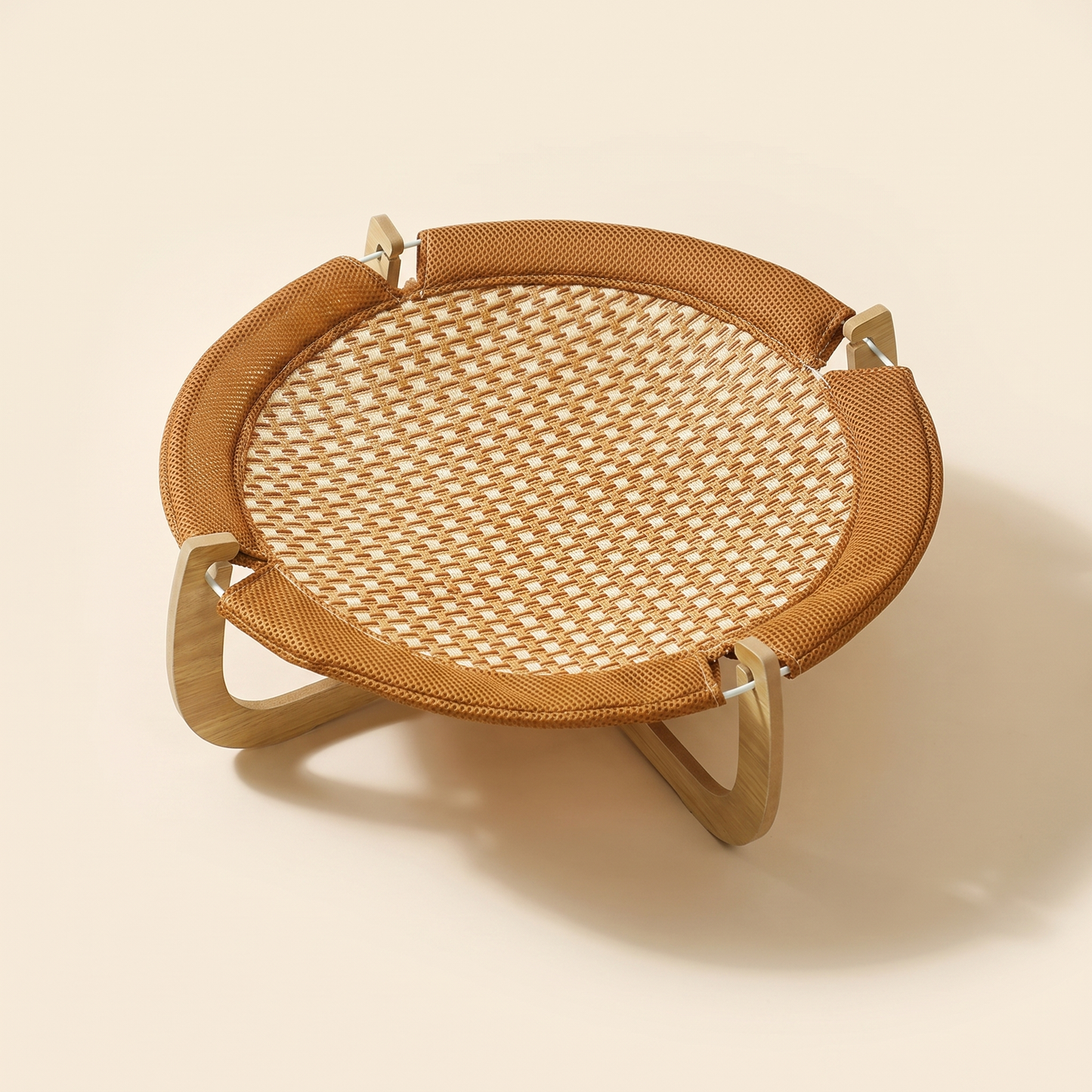 Elevated Woven Cooling Bed - round