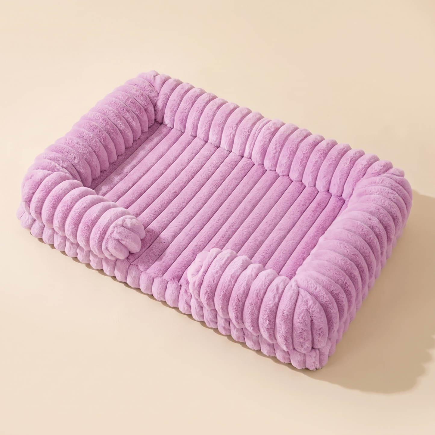 Calming Orthopedic Bolster Bed - purple