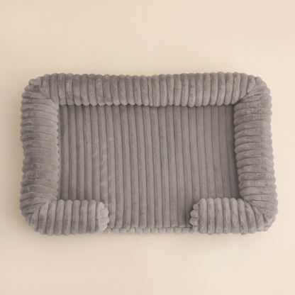 Calming Orthopedic Bolster Bed - brown