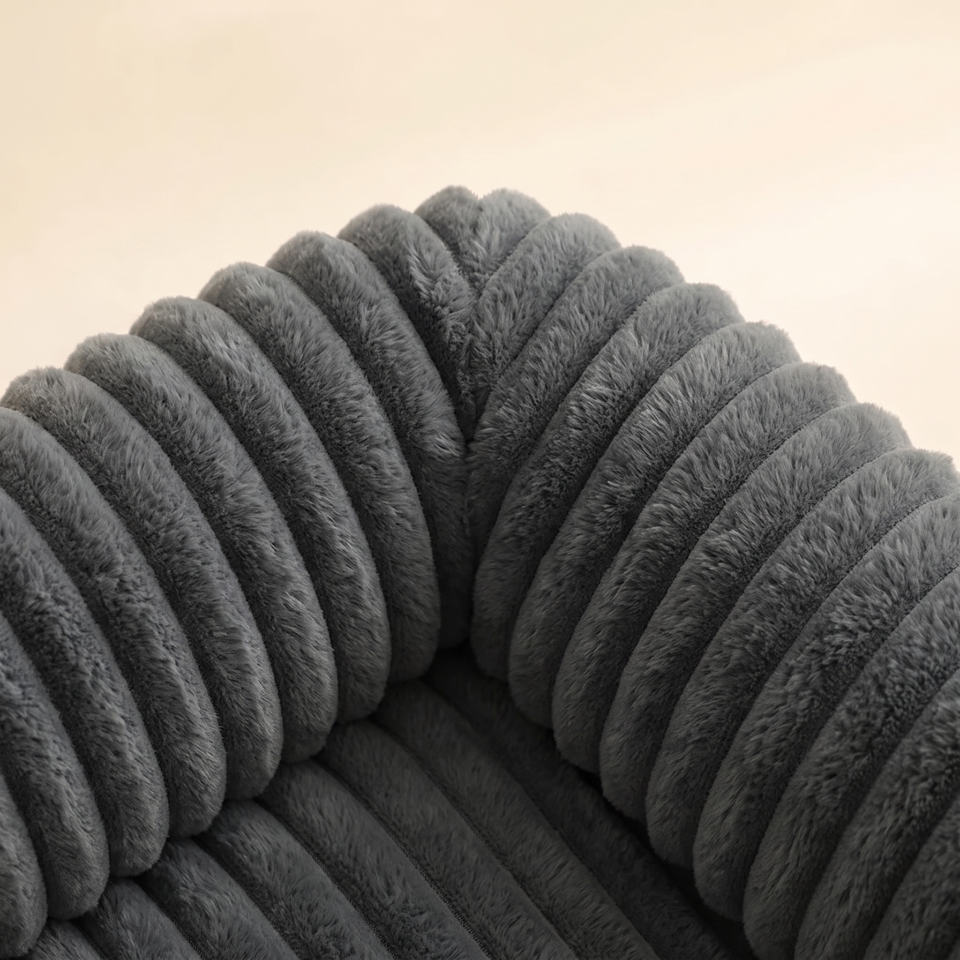 Calming Orthopedic Bolster Bed, close-up detail