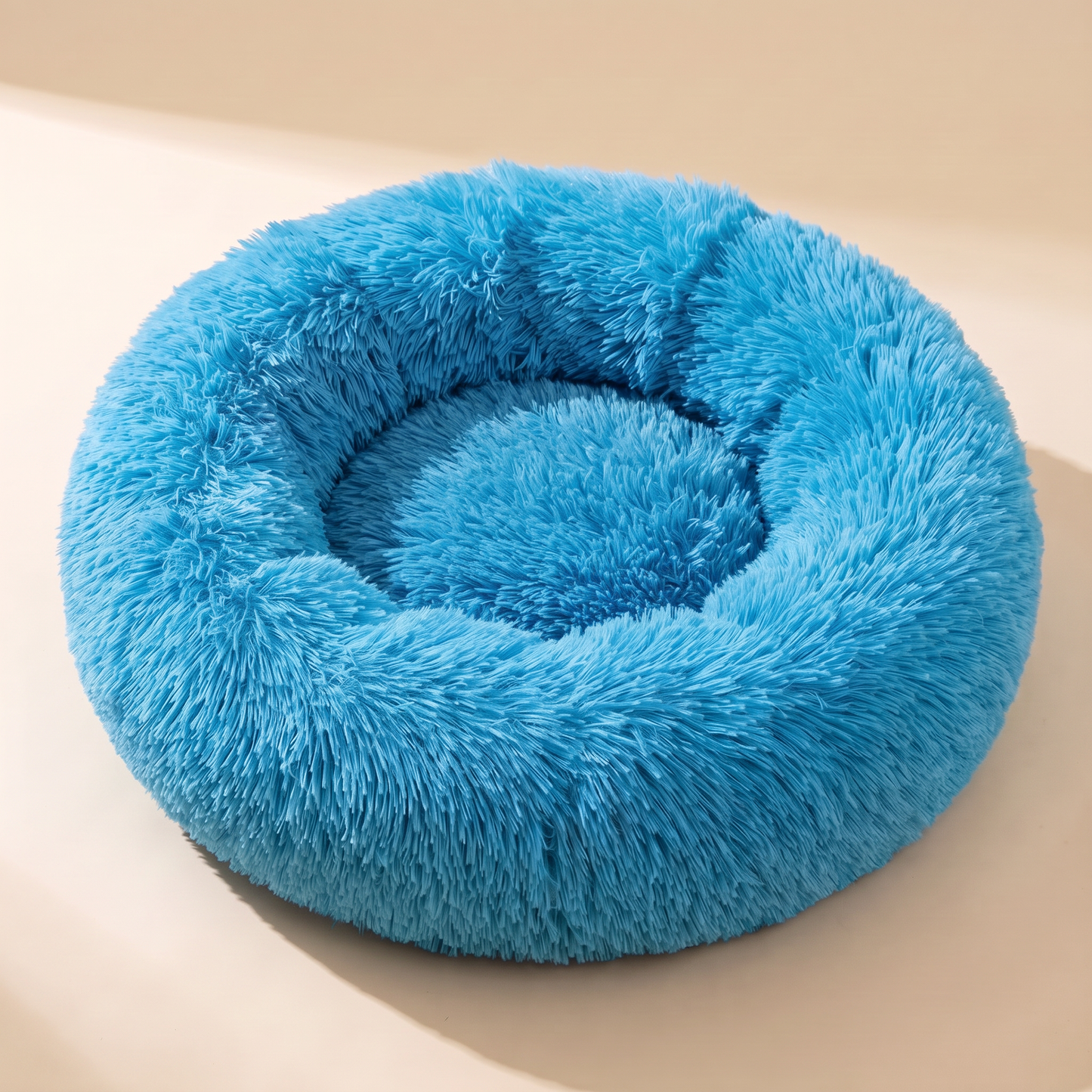 Round Donut Cuddler Bed - a