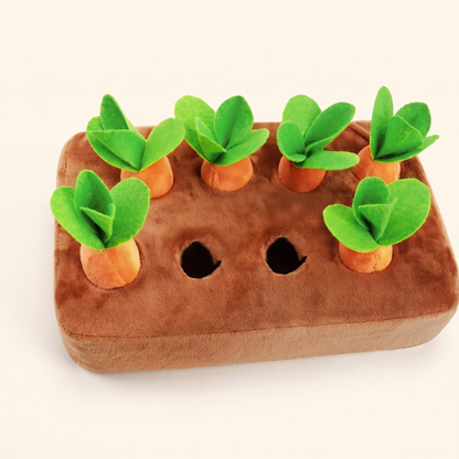 Carrot Field Snuffle Mat for Dogs - 8 carrot style