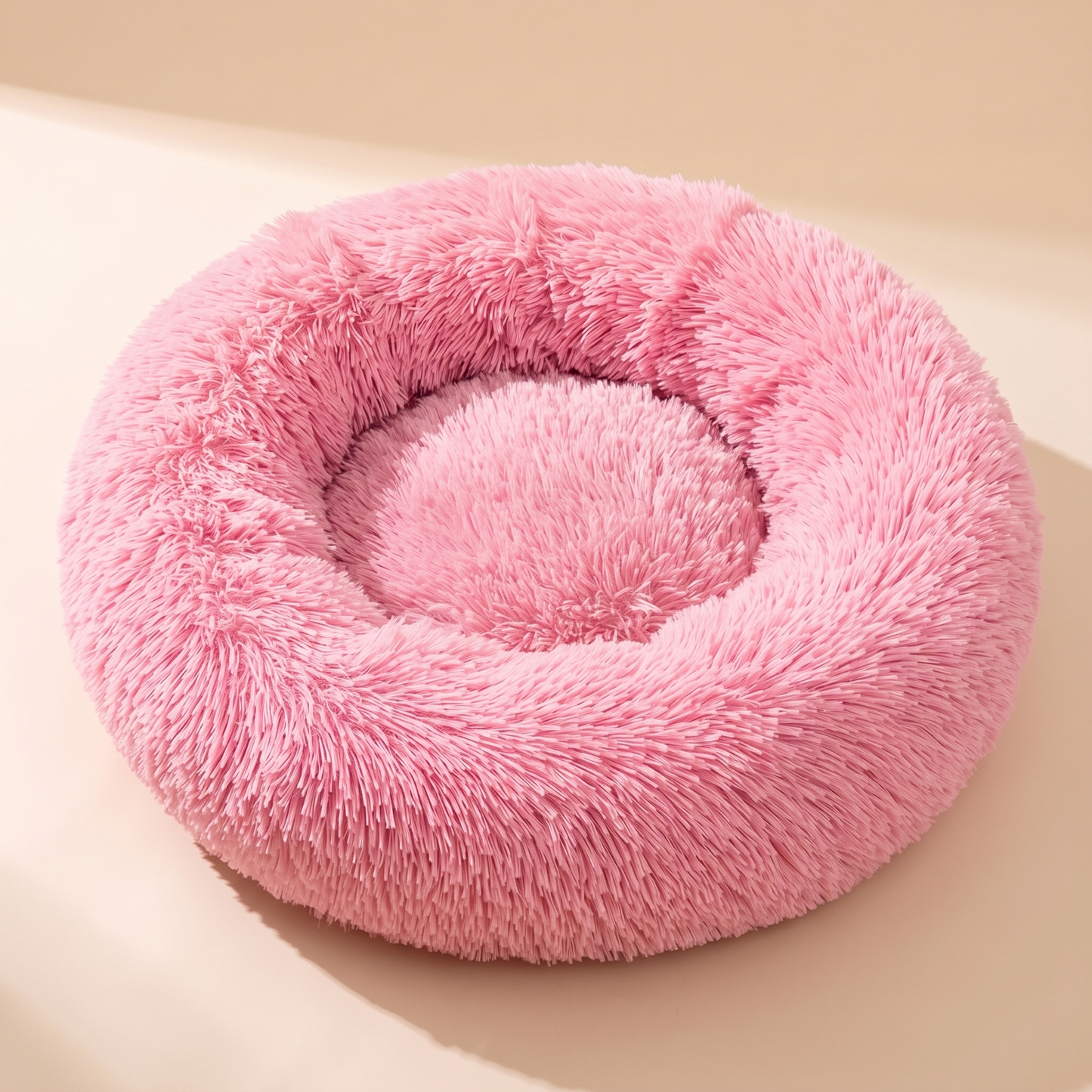 Round Donut Cuddler Bed - q