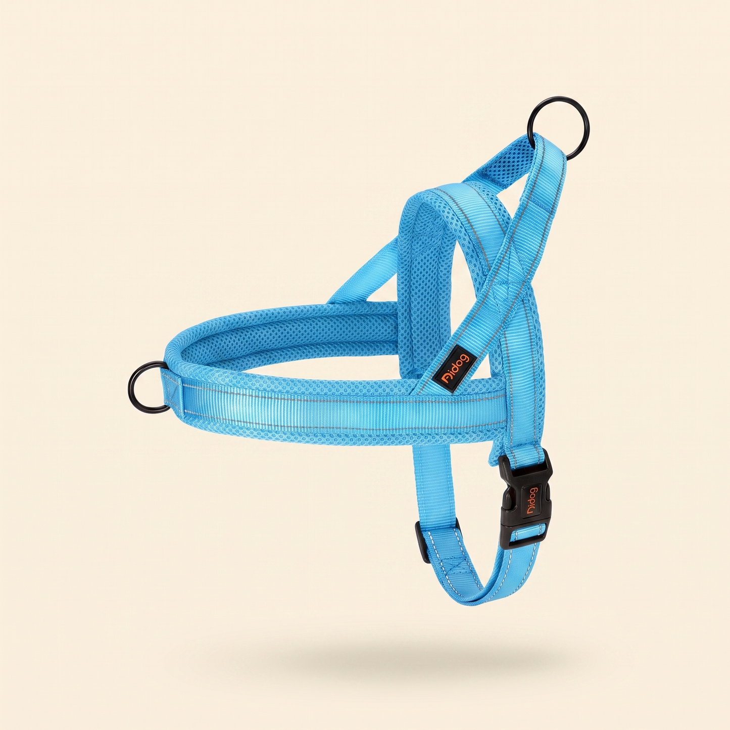 No-Pull Padded Vest Harness - Blue (Reflective Mesh)
