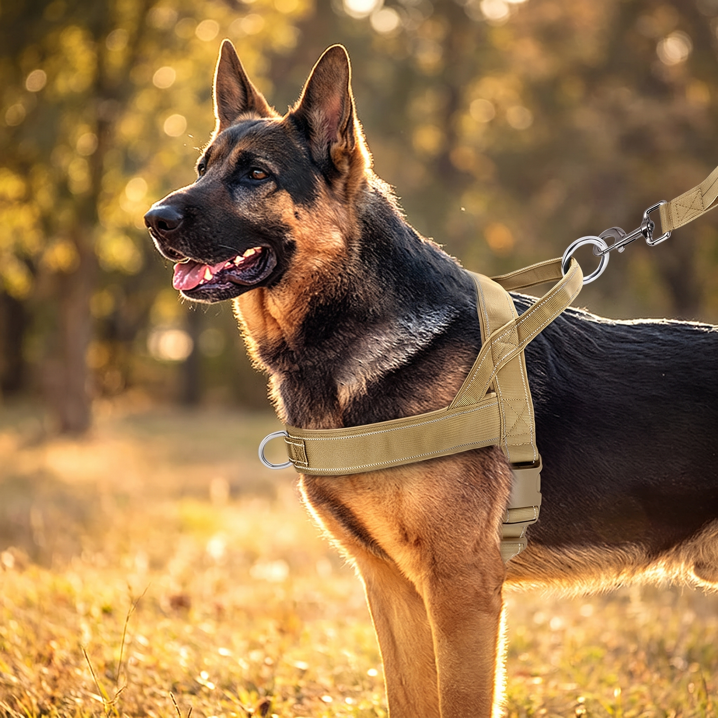 No-Pull Padded Vest Harness, in use on a walk