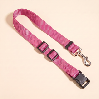 Adjustable Car Seat Belt Tether - pink