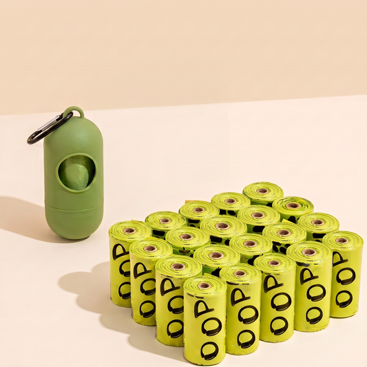 Biodegradable Dog Waste Bags with Dispenser - cover