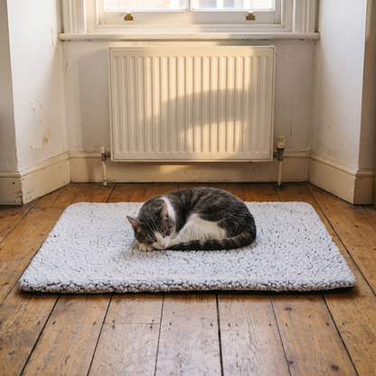 Self-Warming Thermal Pet Mat, in use at home