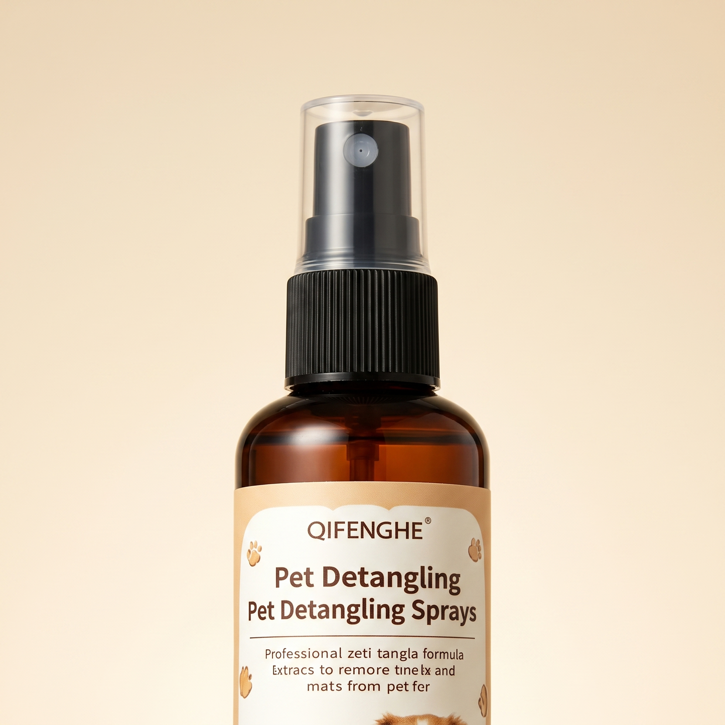 Leave-In Detangling Spray for Dogs and Cats, 50ml, close-up detail