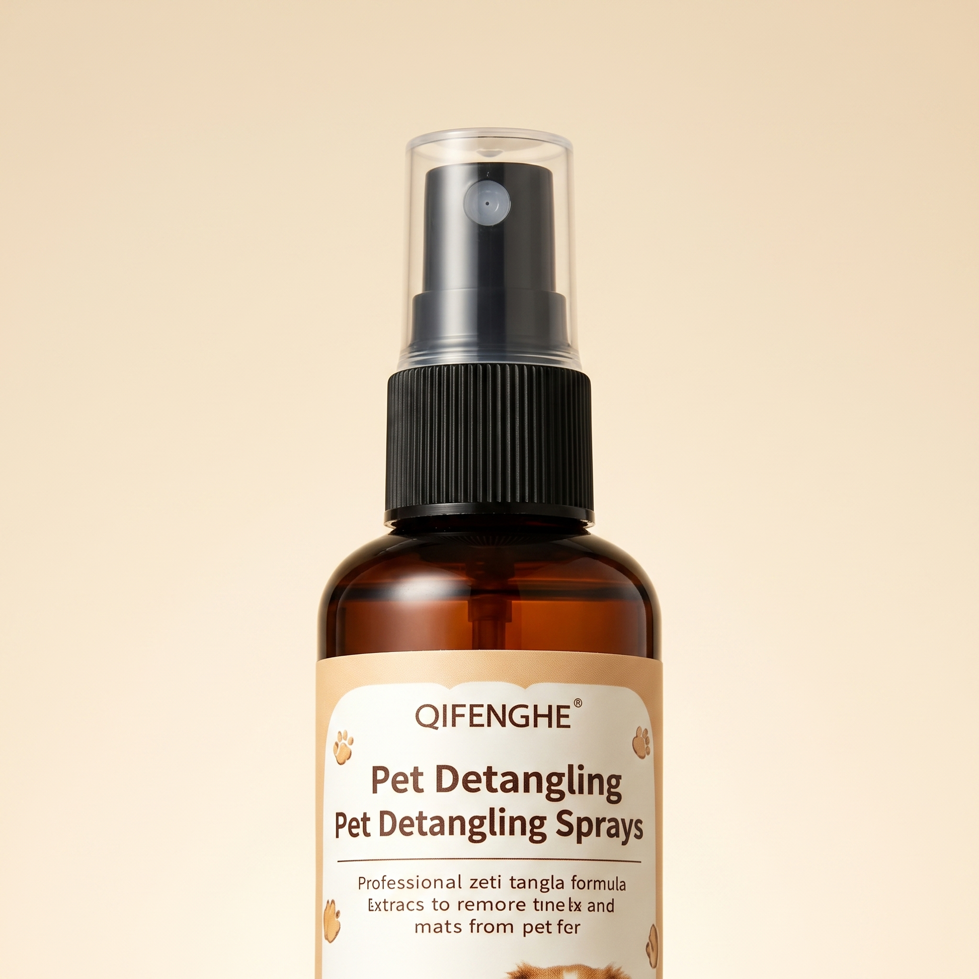 Leave-In Detangling Spray for Dogs and Cats, 50ml, close-up detail