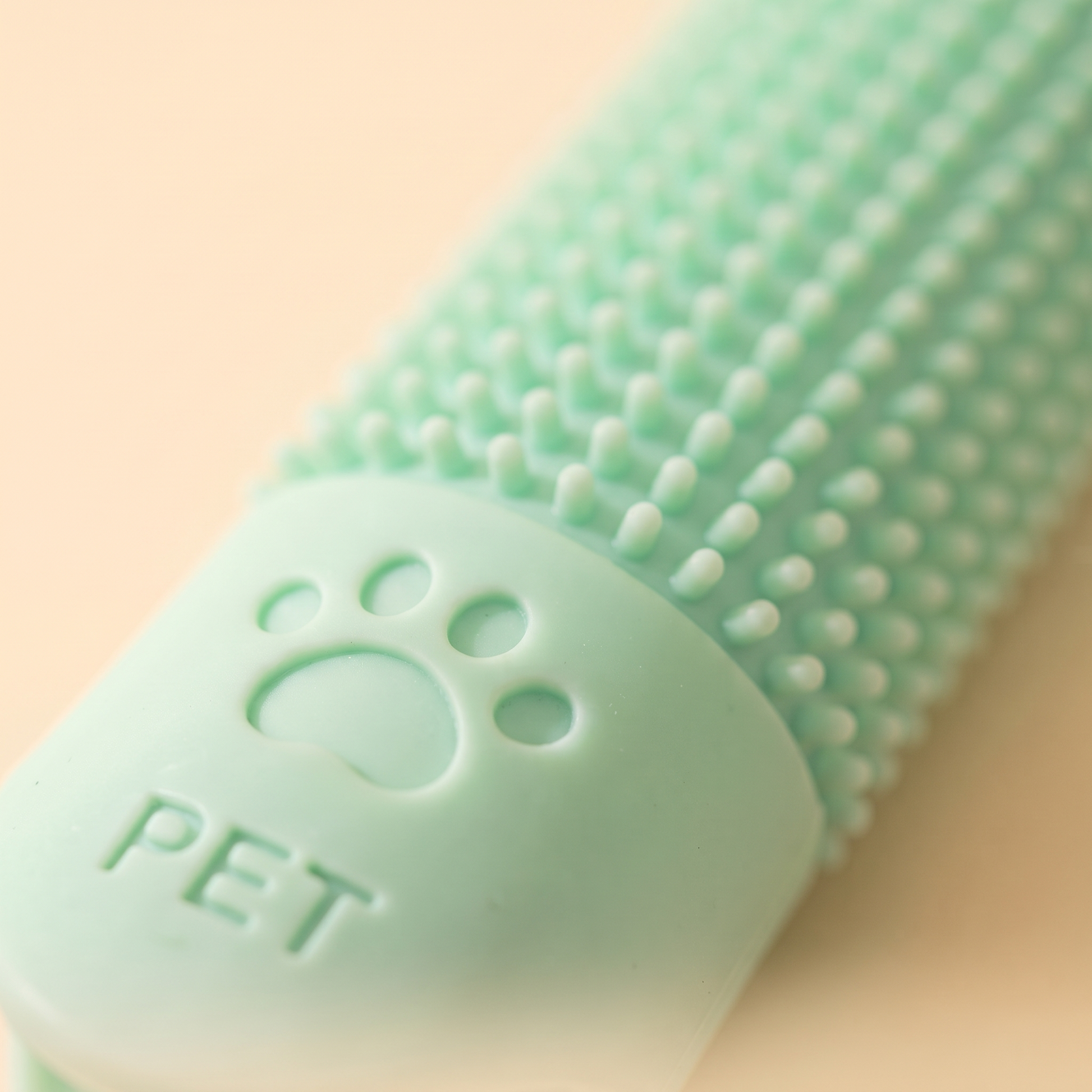 360 Degree Silicone Finger Toothbrush, close-up detail