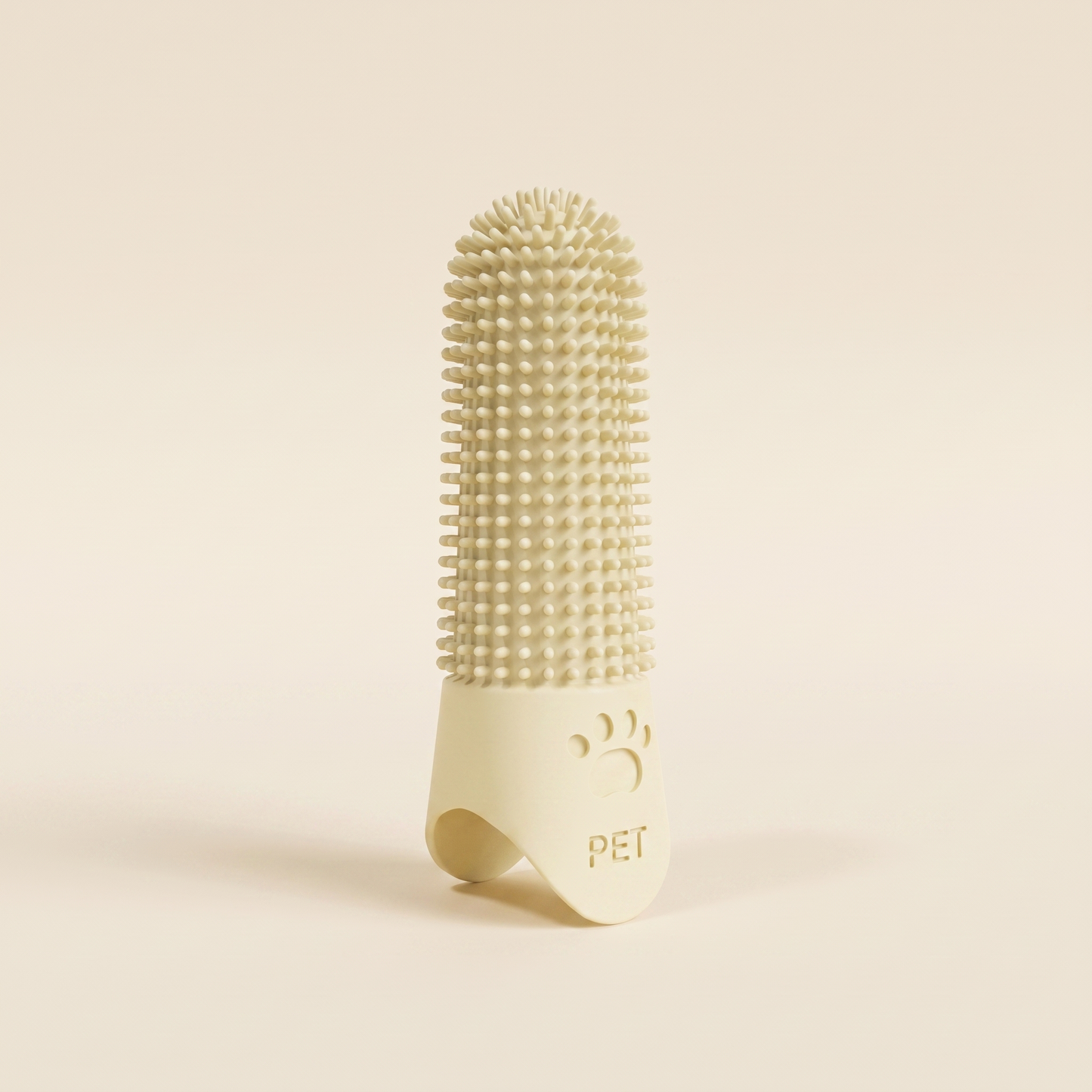 360 Degree Silicone Finger Toothbrush - yellow