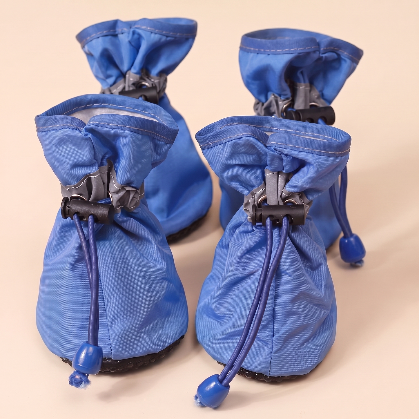 Waterproof Dog Rain Boots, Set of 4 - blue