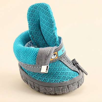 Breathable Mesh Dog Shoes, Set of 4, close-up detail