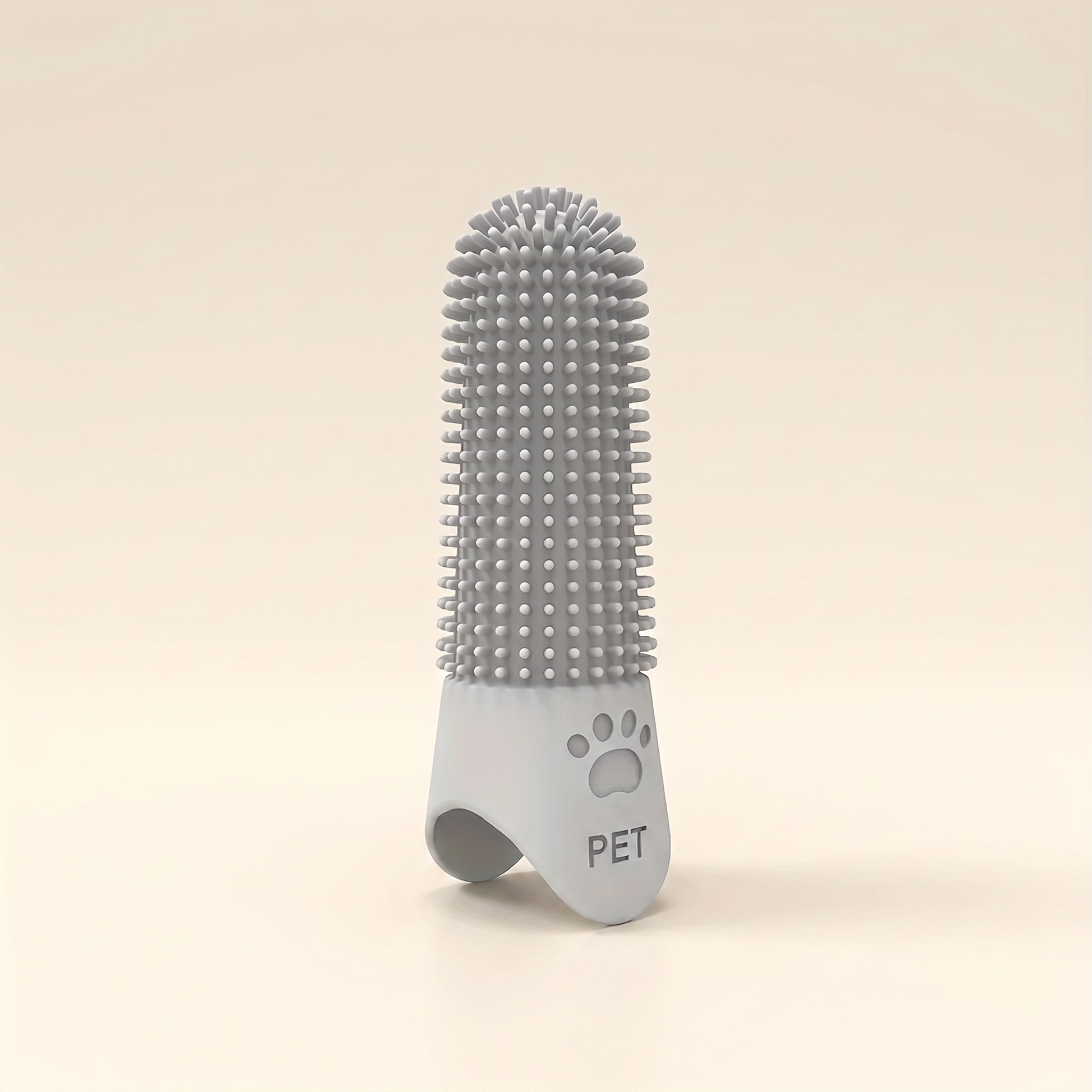 360 Degree Silicone Finger Toothbrush - grey