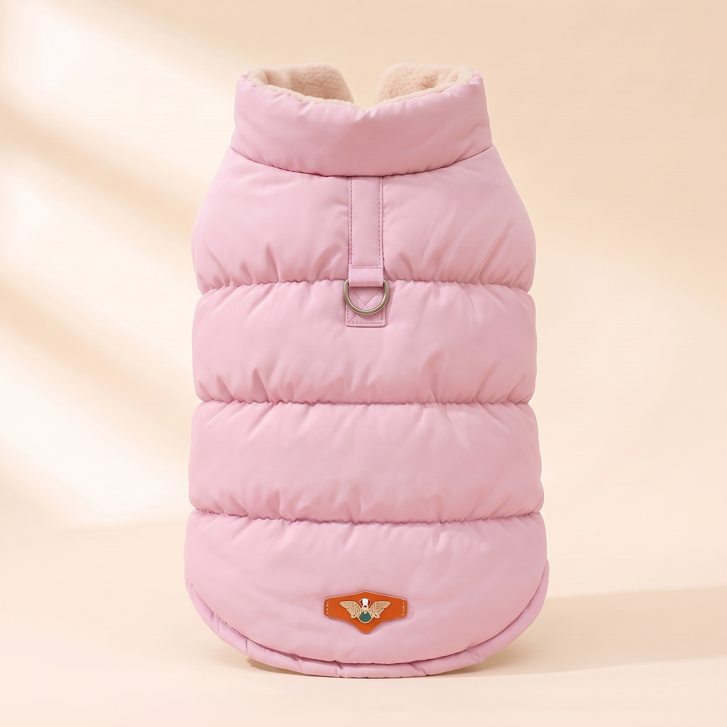 3-Layer Padded Winter Dog Jacket - pink