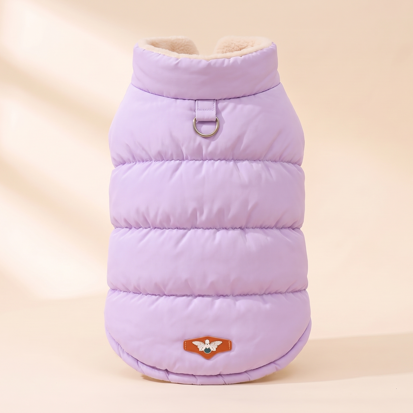 3-Layer Padded Winter Dog Jacket - purple