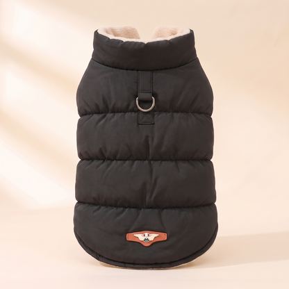 3-Layer Padded Winter Dog Jacket - black