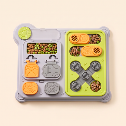 Level 2 Dog Puzzle Feeder Board - Green style