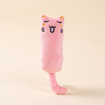 Crinkle Catnip Kicker Cat Toys in Pink