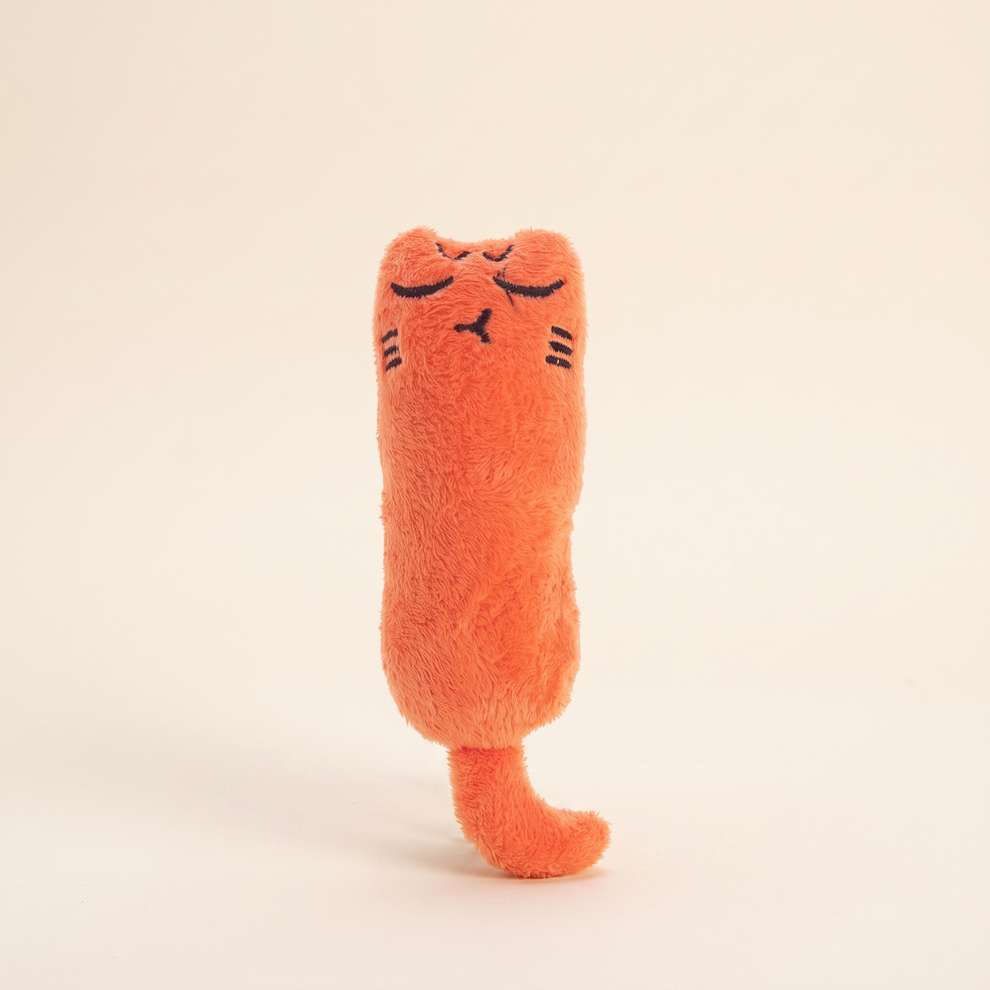 Crinkle Catnip Kicker Cat Toys in Orange