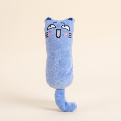 Crinkle Catnip Kicker Cat Toys in Blue