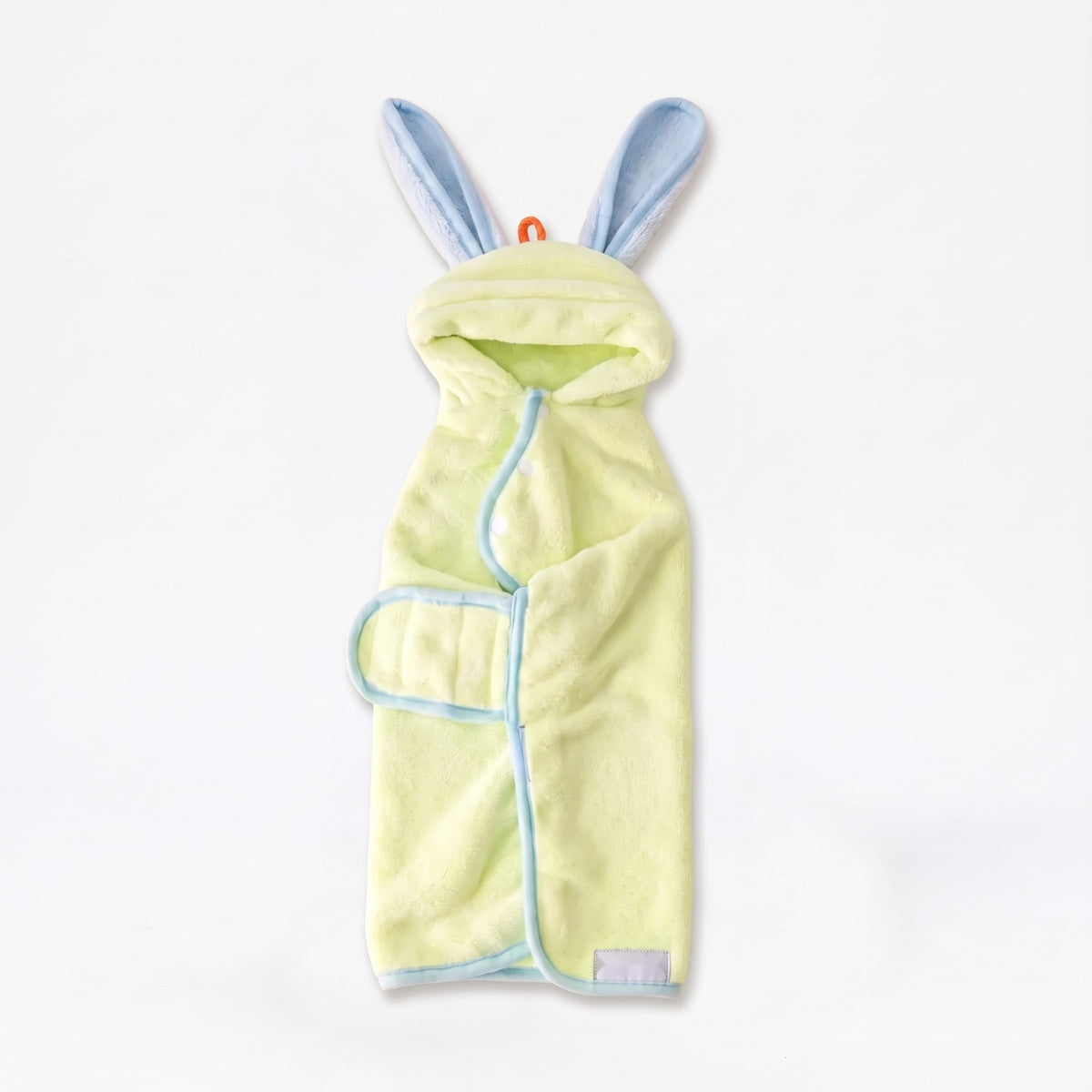 Hooded Fleece Dog Bathrobe