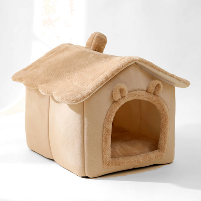 House-Shaped Cat Cave Bed