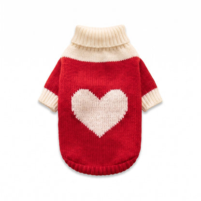 Red Heart Knitted Festive Pet Sweater, XS to 3XL