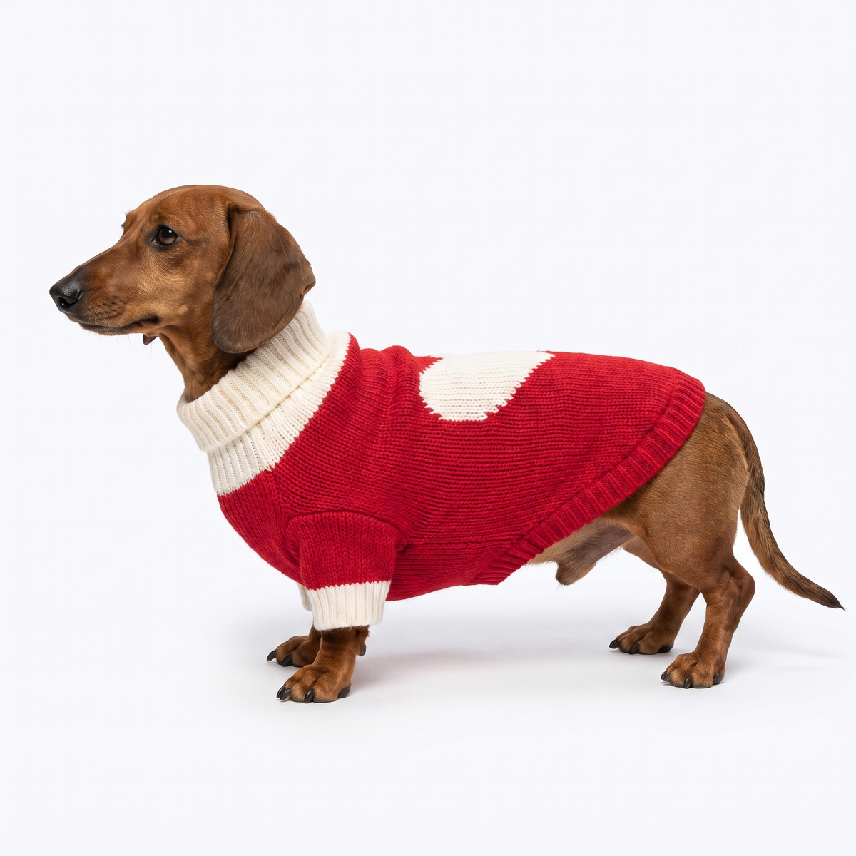 Red Heart Knitted Festive Pet Sweater, XS to 3XL