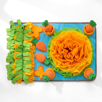 Snuffle Mat with Squeaky Carrots