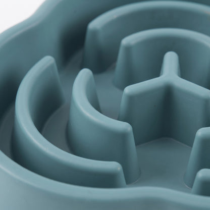 Maze Slow Feeder Bowl, Cloud, close-up of the maze