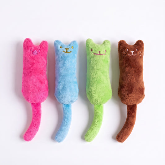 Plush Catnip Kicker Cat Toys