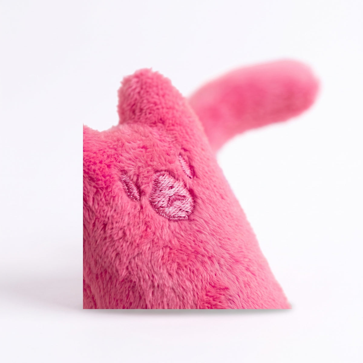 Plush Catnip Kicker Cat Toys, close-up detail