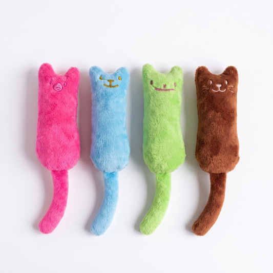 Plush Catnip Kicker Cat Toys