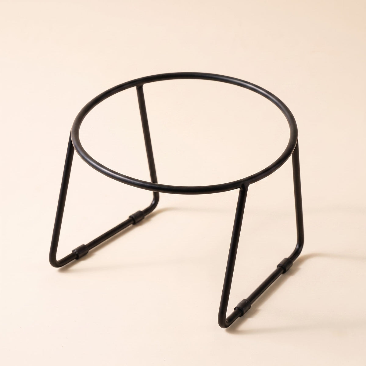 Raised 15 Degree Stainless Steel Cat Bowl - holder-only