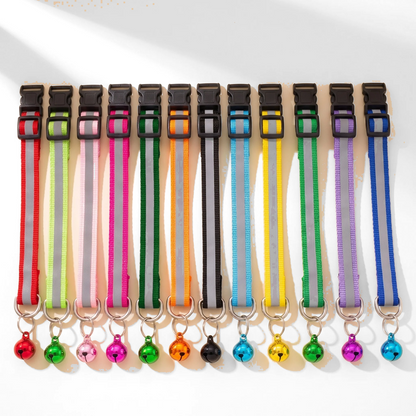 Reflective Cat Collar with Bell, 2 Pack