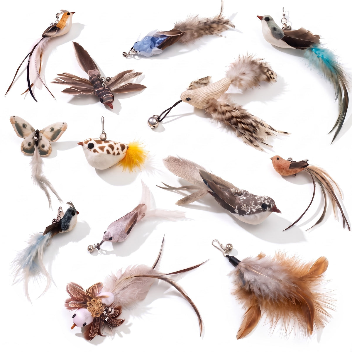 Replacement Feather Lures for Cat Wands