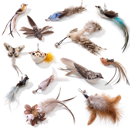 Replacement Feather Lures for Cat Wands