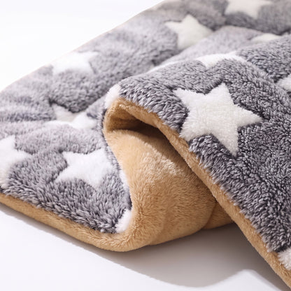 Reversible Flannel Pet Mat and Blanket, close-up detail