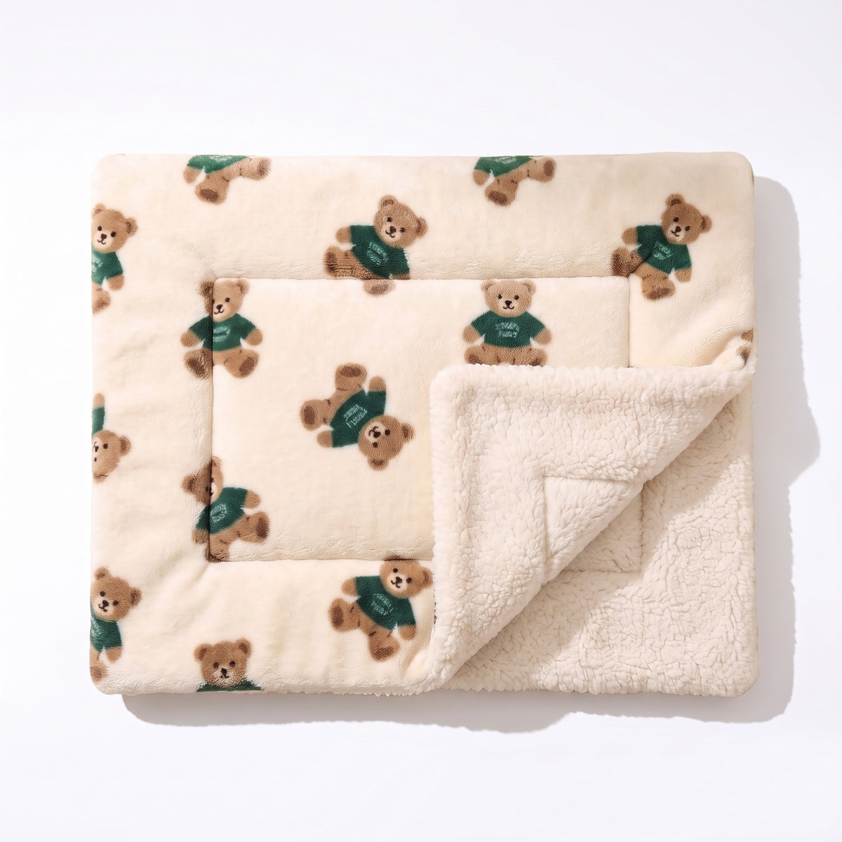 Reversible Flannel Pet Mat and Blanket in pattern 01