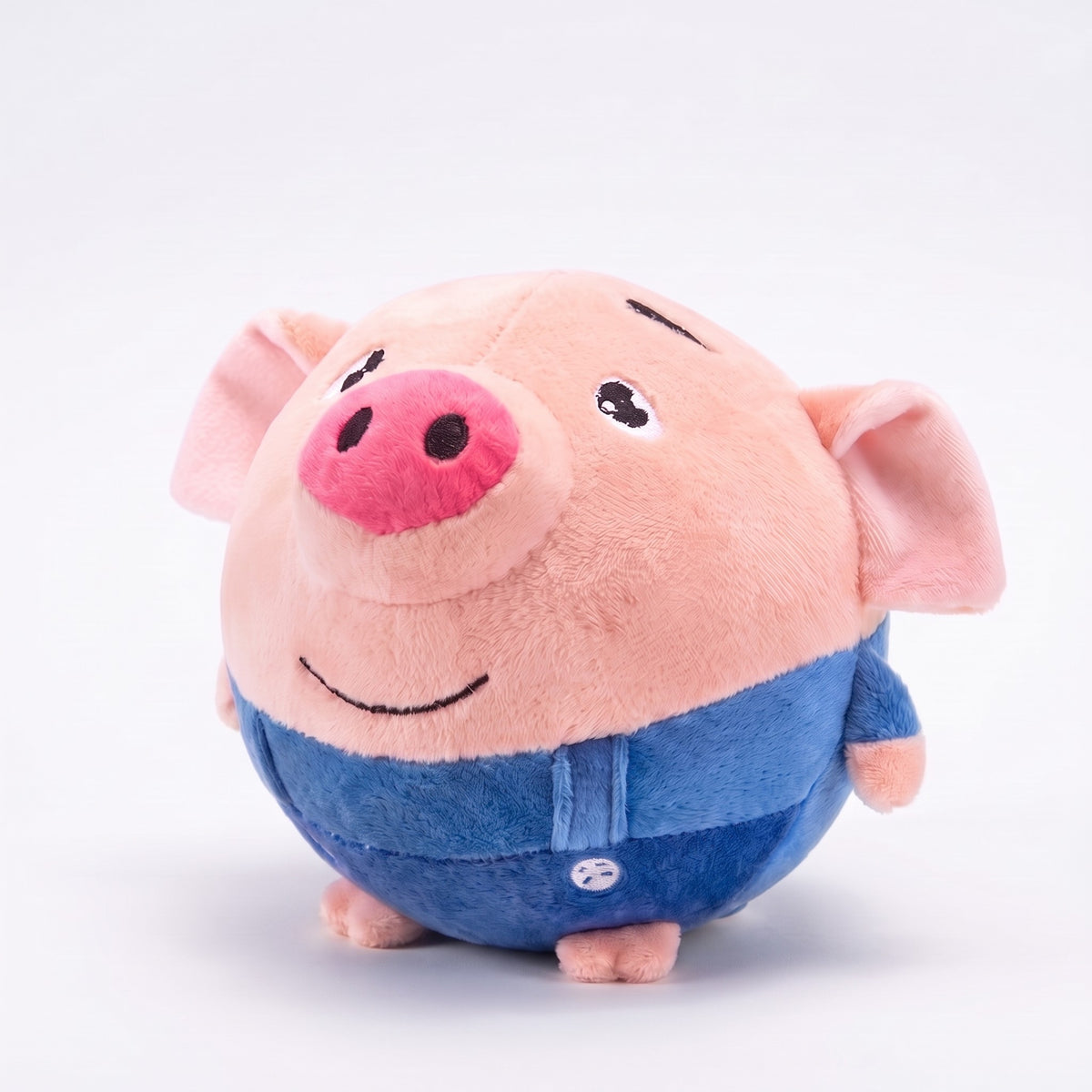 Self-Moving Plush Ball, Blue Pig