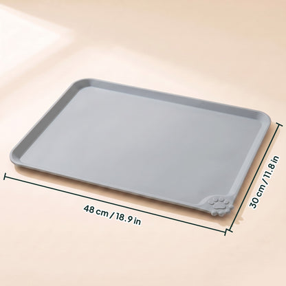 Silicone Feeding Mat with Raised Edge, dimensions