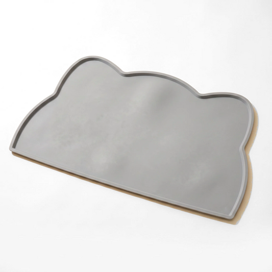 Silicone Feeding Mat with Raised Lip