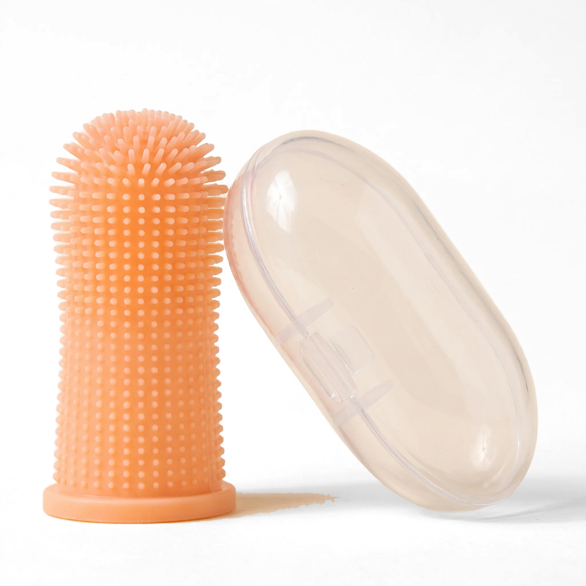 Silicone Finger Toothbrush with Case