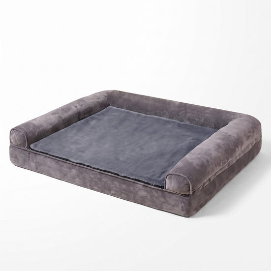 Sofa-Style Bolster Dog Bed, Waterproof