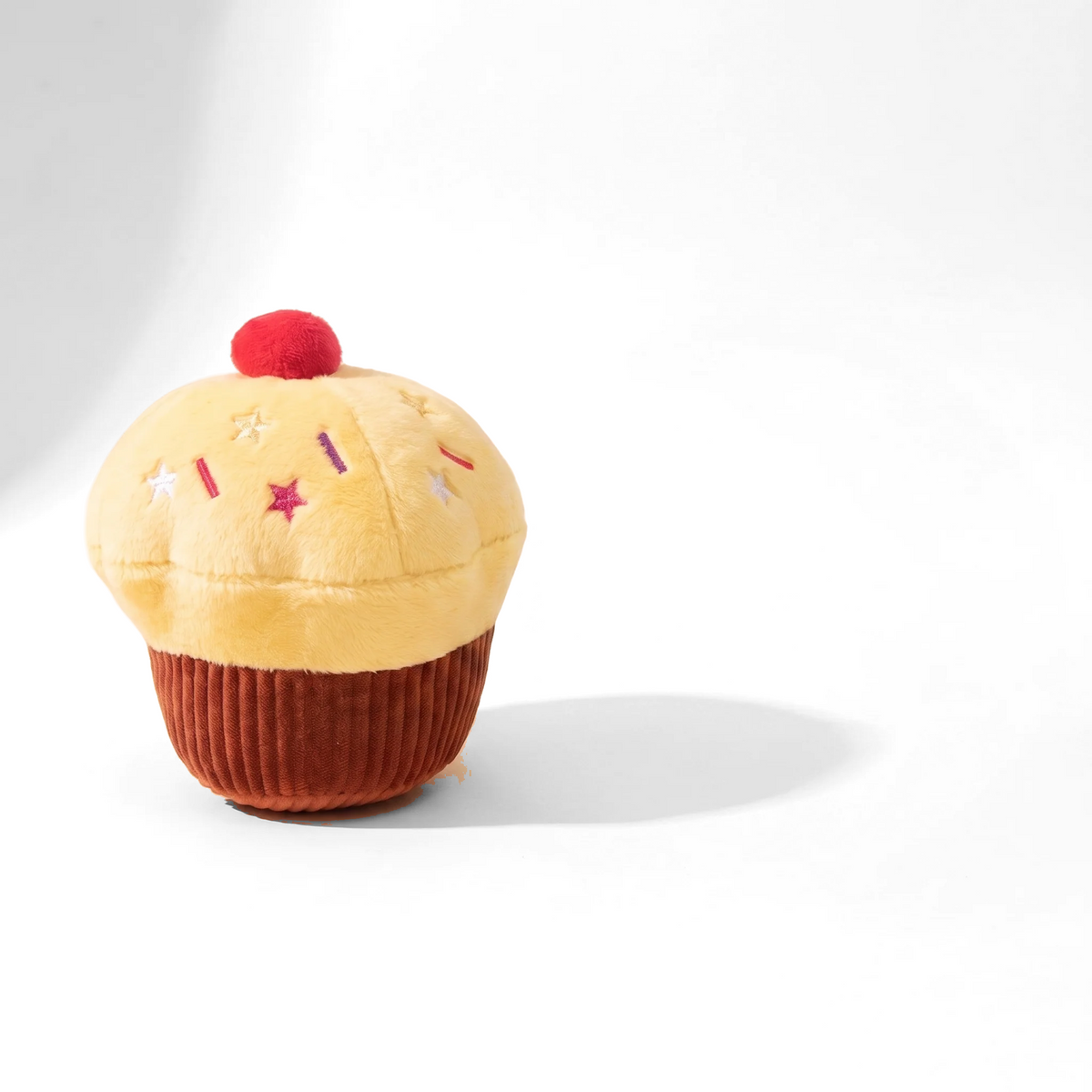 Squeaky Cupcake Plush Dog Toys