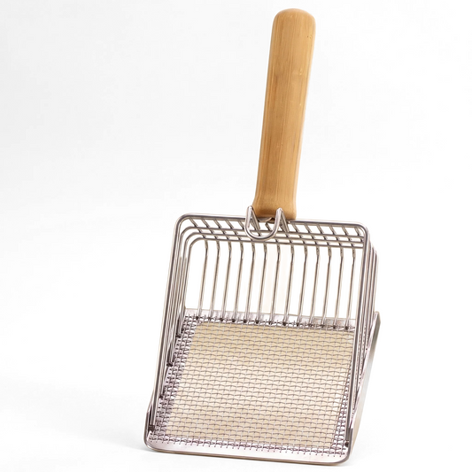 Litter Scoop with Wood Handle